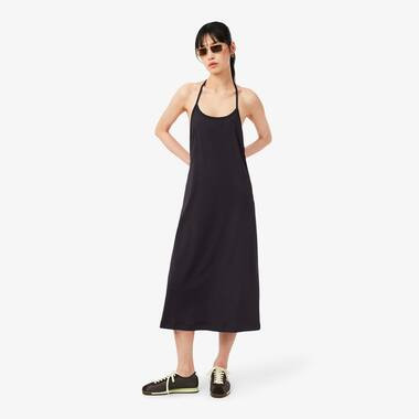 Backless Strappy Maxi Dress | Lacoste (US)