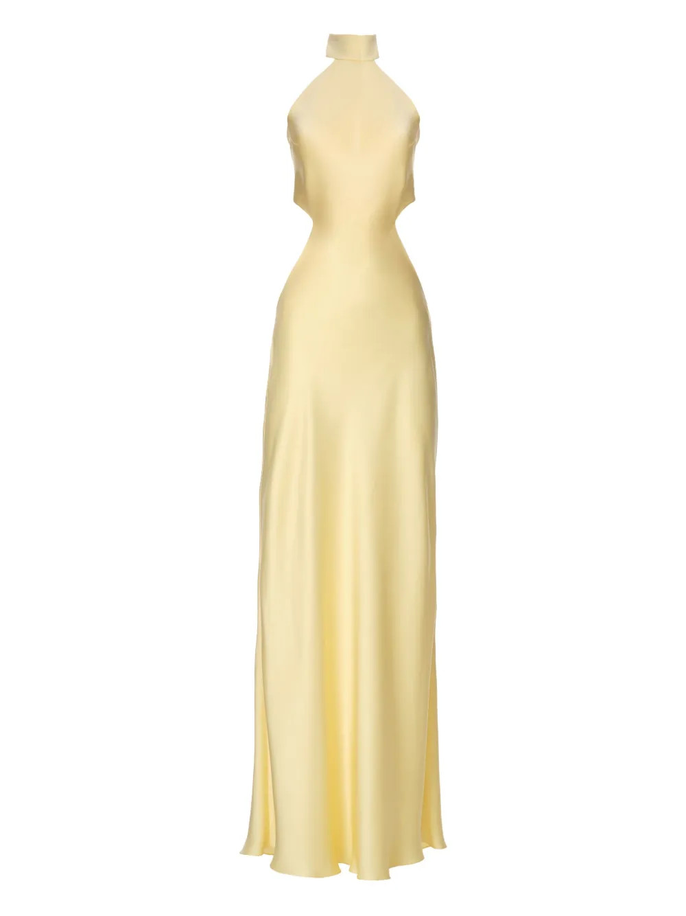 Amina halter-neck cut-out maxi dress | Farfetch Global