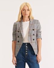 Empire Plaid Dickey Jacket | Veronica Beard