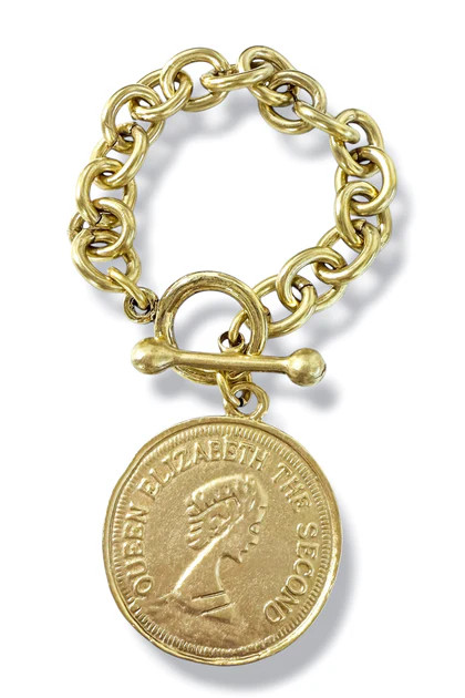 Yochi Cooper Gold Coin Bracelet | The Willow Tree