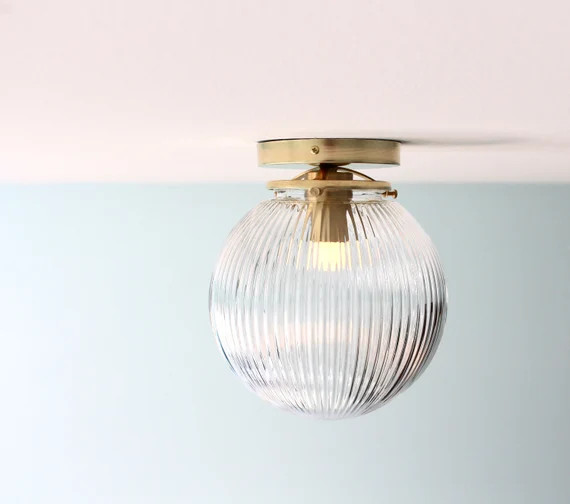 Flush Mount Ceiling Lighting Fixture Brass Flush Mount Lamp - Etsy | Etsy (US)