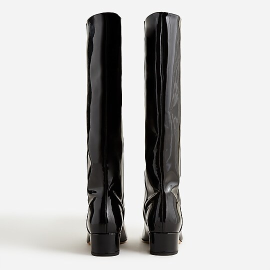 Knee-high boots in Italian patent leather | J. Crew US