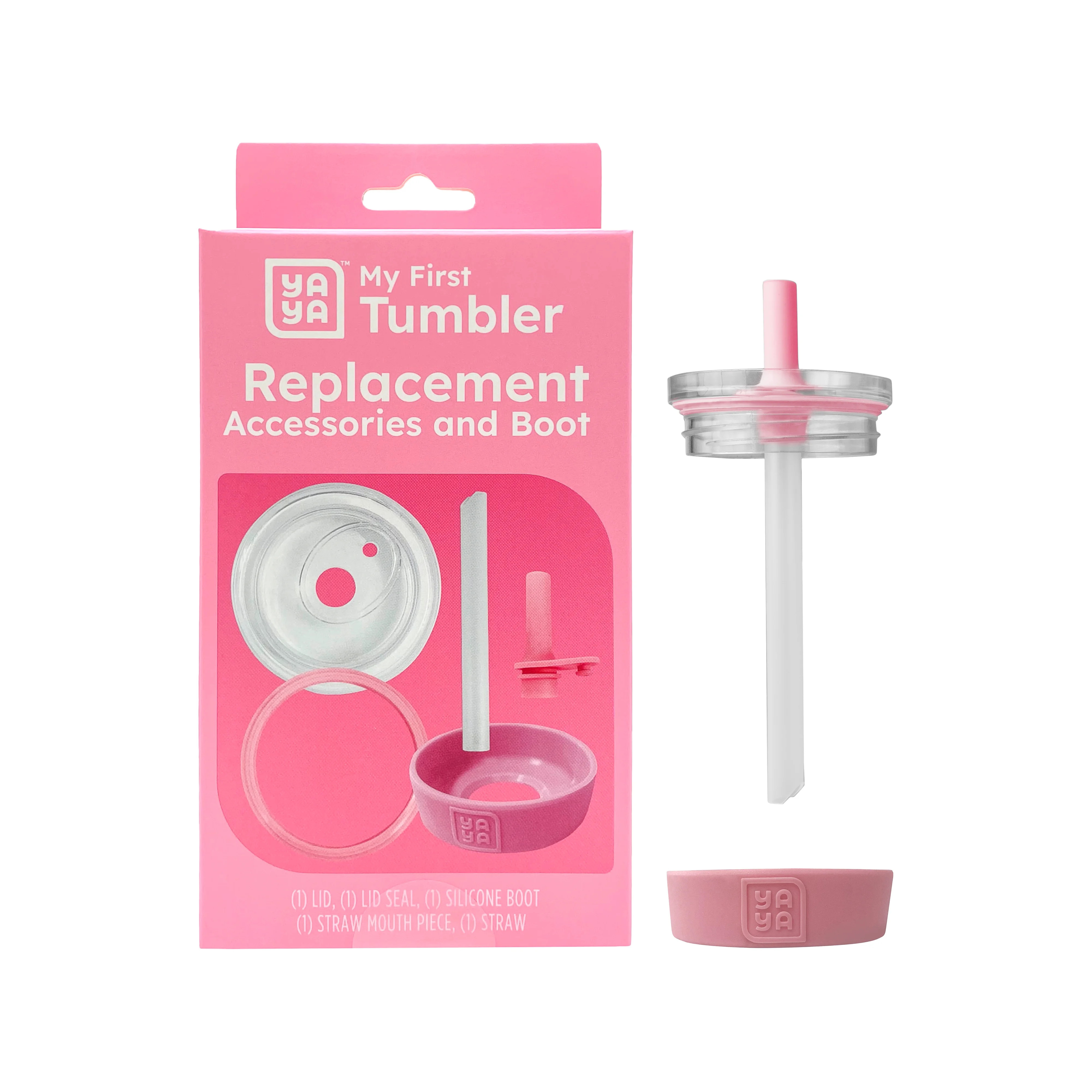 YAYA My First Travel Tumbler Replacement Accessories for Toddlers, Pink | Walmart (US)