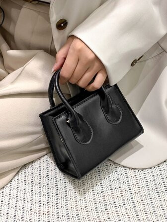 Mini Double Handle Satchel Bag | SHEIN