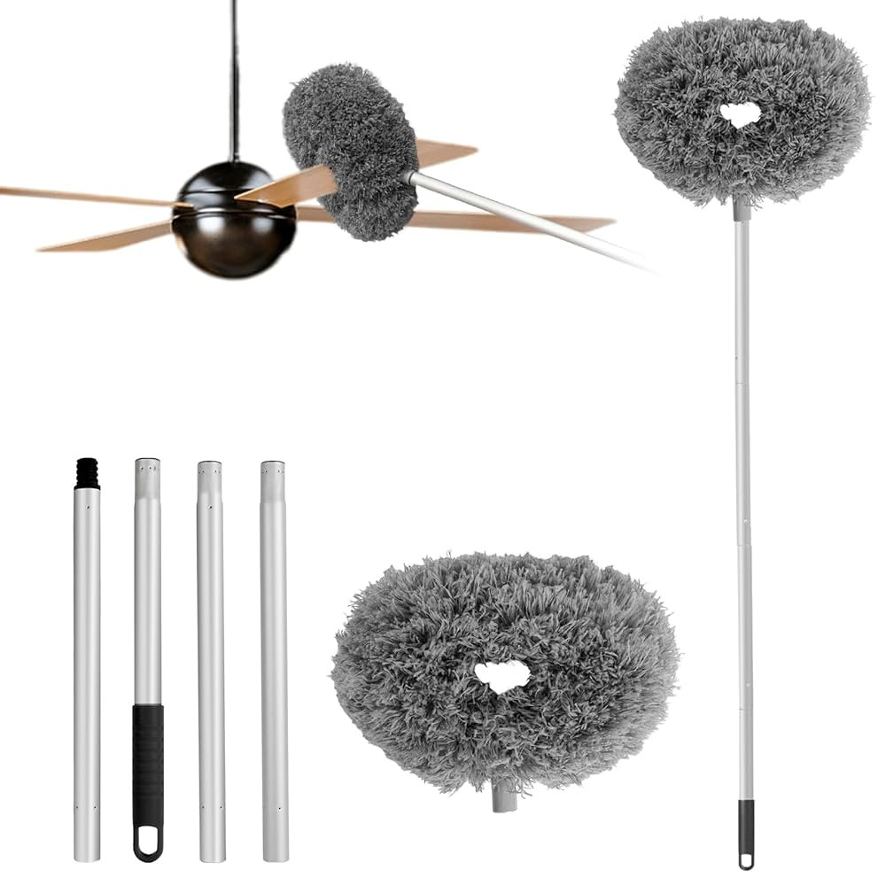 Ceiling Fan Cleaner Duster Reusable Microfiber Ceiling Fan Blade Cleaner Removable Duster with Ex... | Amazon (US)