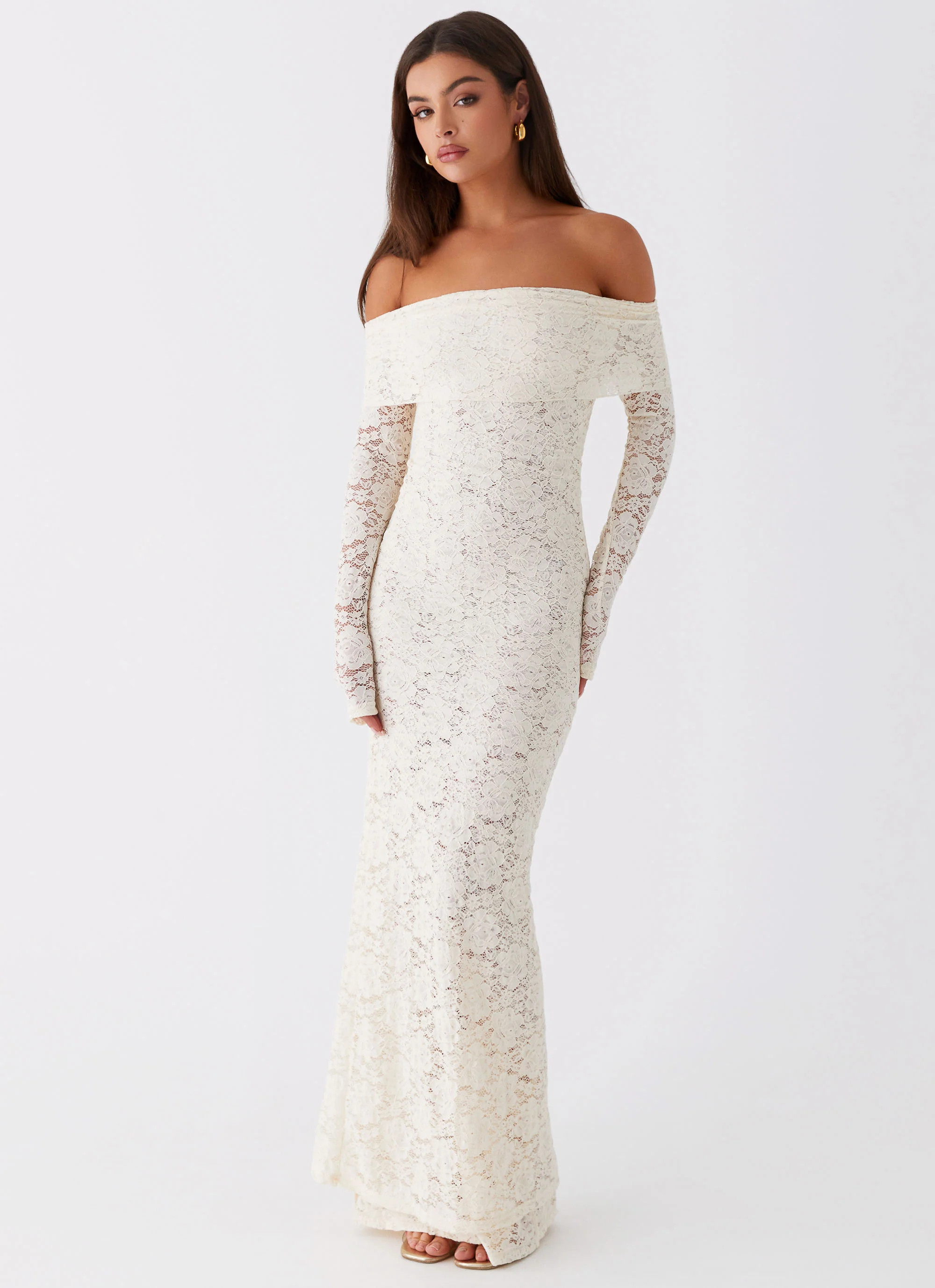 Yours Always Lace Maxi Dress - Ivory | Peppermayo (Global)