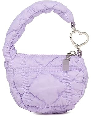 Super Mini Quilted Bag Puffer Wristlet Clutch Purse Nylon Padded Women's Handbags Evening Bag Cha... | Amazon (US)