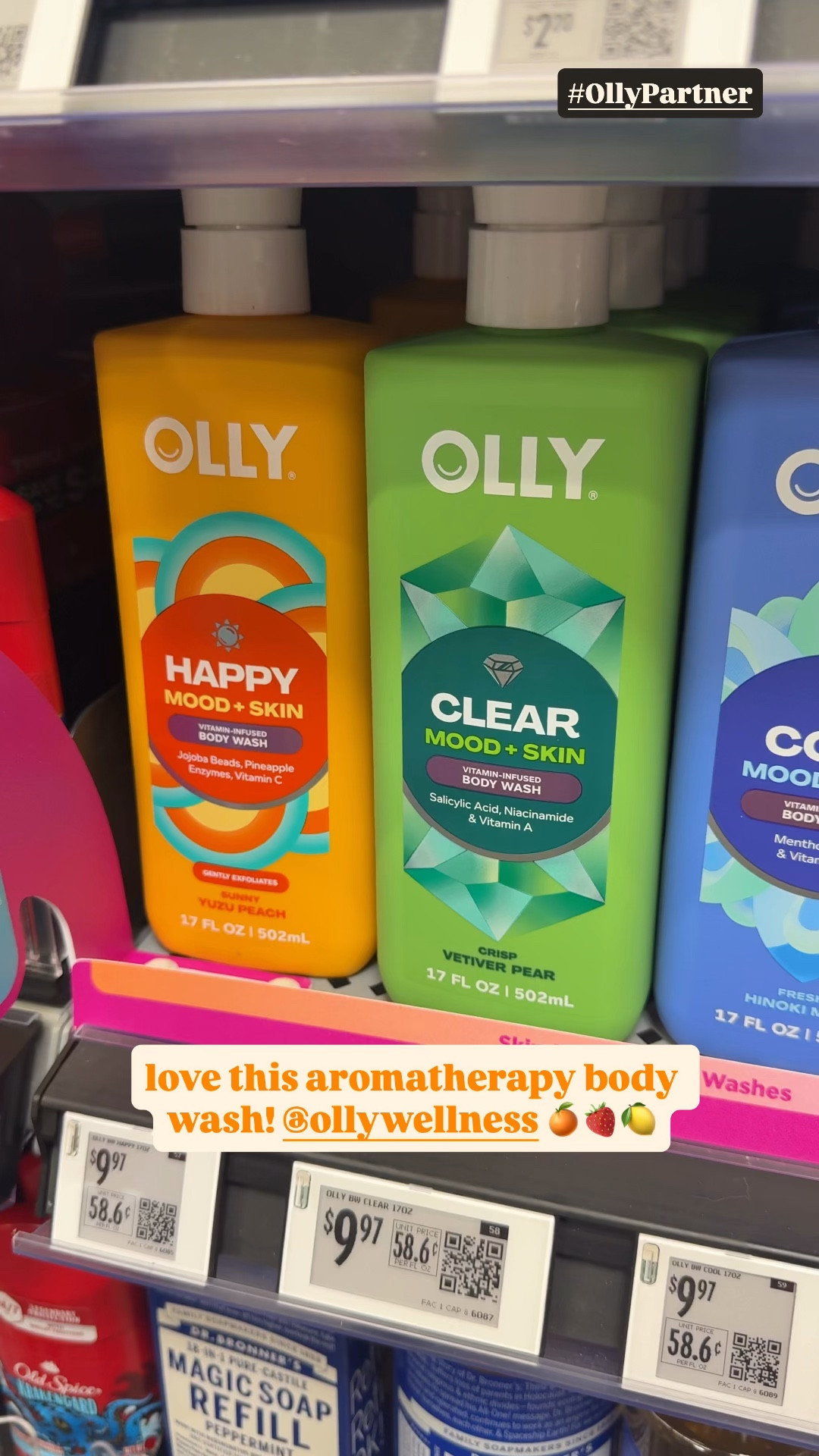 #OLLYpartner Still loving the OLLY Mood + Skin body wash 👏🏻 I just picked up the Happy scent.  They are available at Walmart! @ollywellness 

#LTKmomlife #LTKgrwm