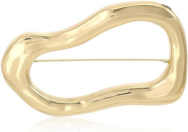 Irregular Geometric Brooch Lapel Shawl Pin Fashion Sweater Hat Scarf Suit Dress Clothes Accessori... | Amazon (US)