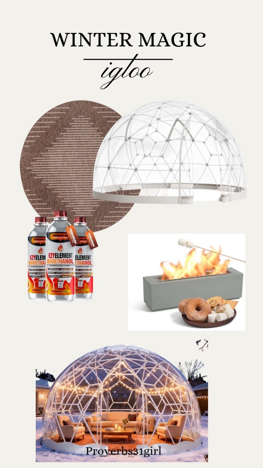 Enjoying winter to the fullest with an igloo! 

#LTKHome #LTKSeasonal #LTKHoliday