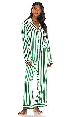 Show Me Your Mumu Sayer PJ Set in Spearmint Stripe from Revolve.com | Revolve Clothing (Global)