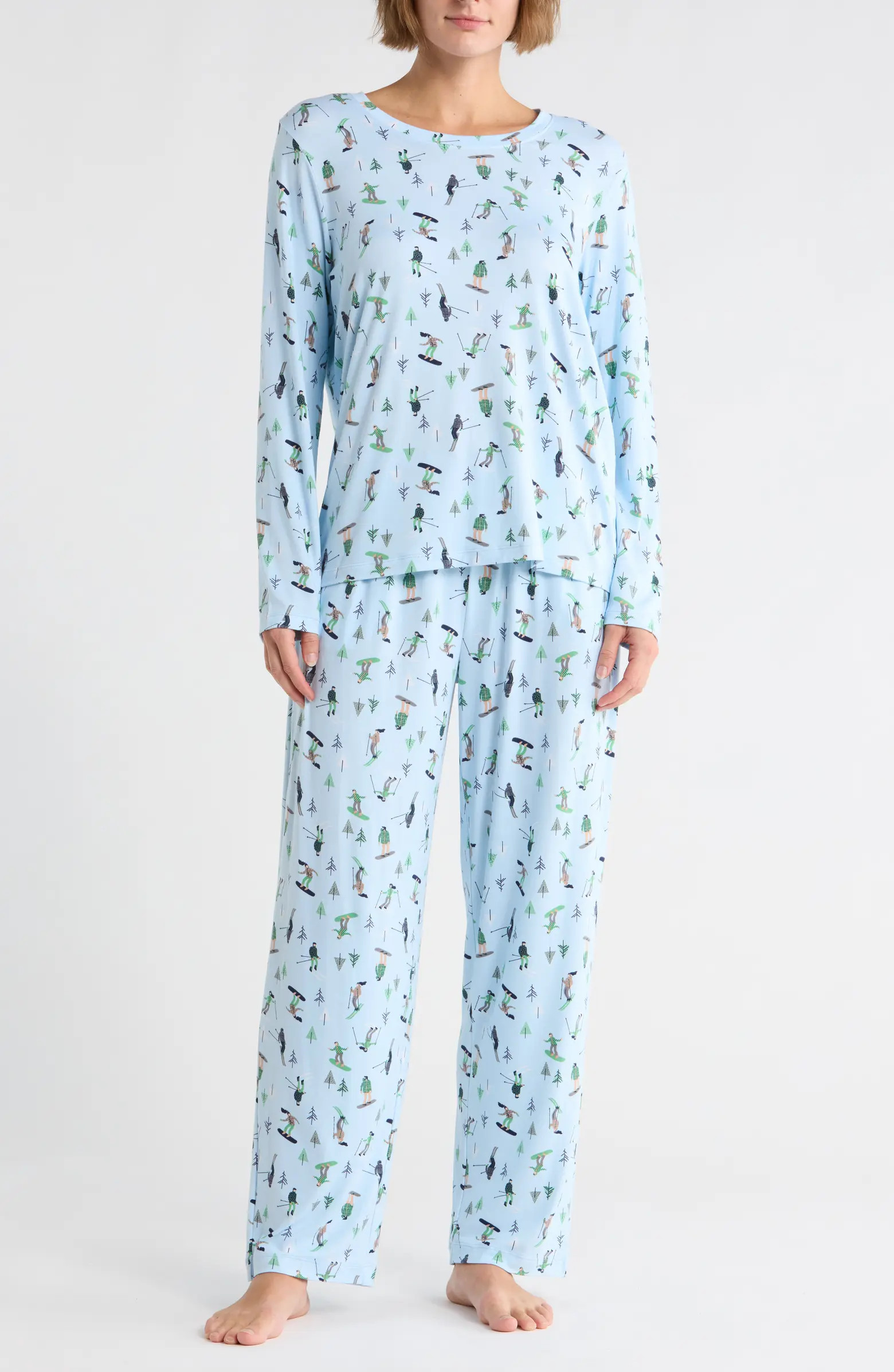 Pillow Talk Matching Family Print Long Pajamas | Nordstromrack | Nordstrom Rack