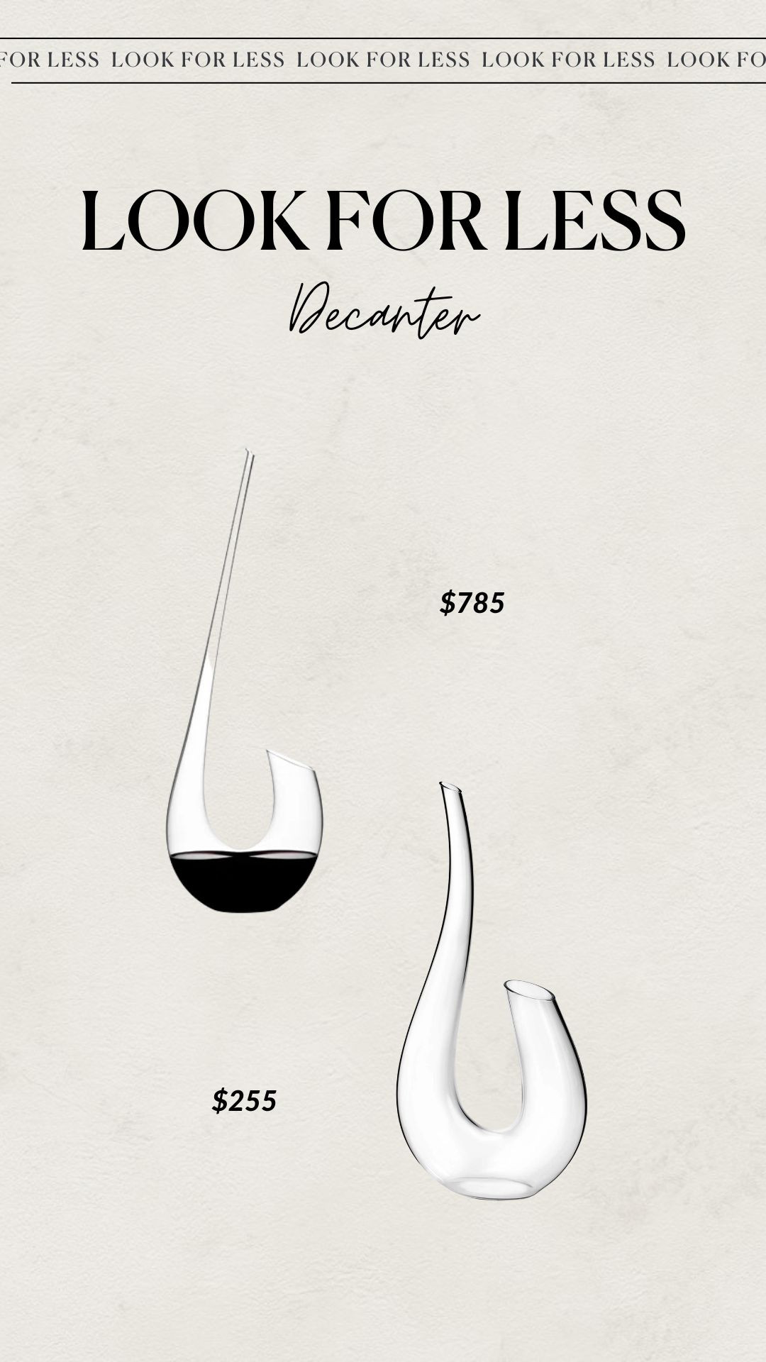 My wedding decanter look for less!  

 #LTKHome