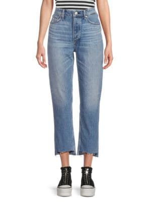 Nina High Rise Ankle Cigarette Jeans | Saks Fifth Avenue OFF 5TH