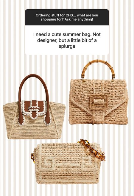 Love these bags for summer 

#LTKItBag