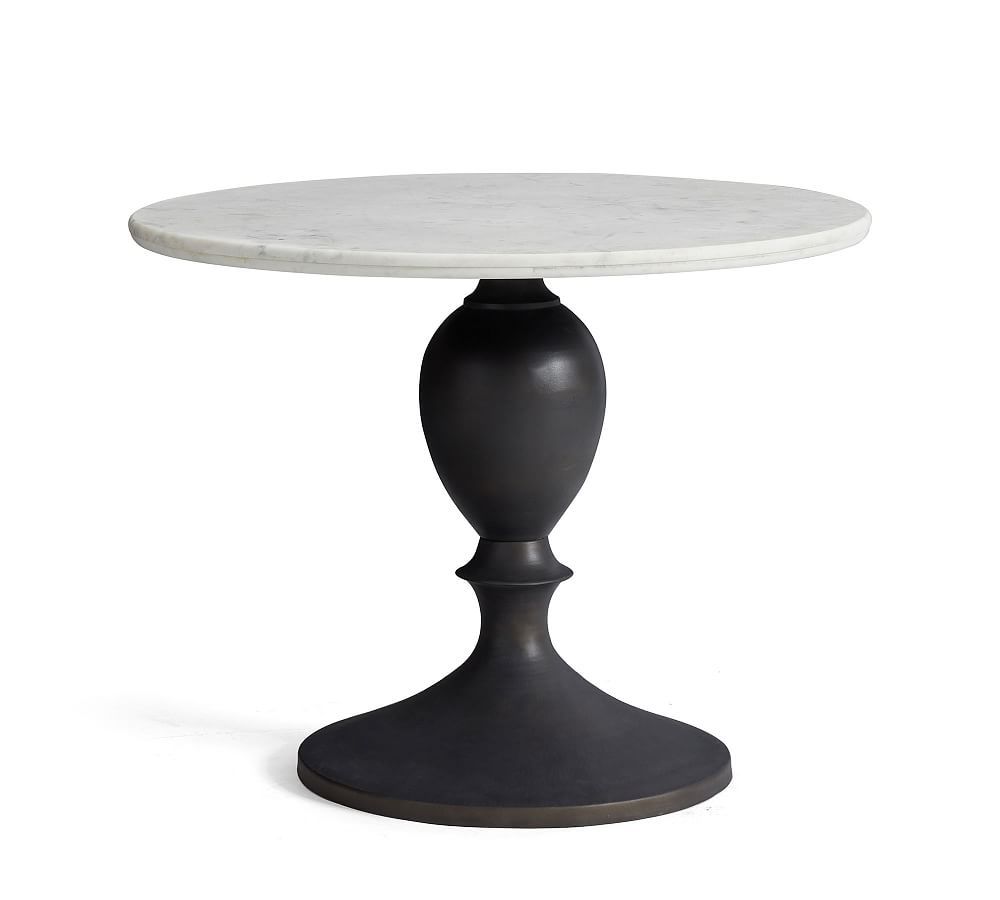 Chapman Round Marble Pedestal Dining Table (39") | Pottery Barn (US)