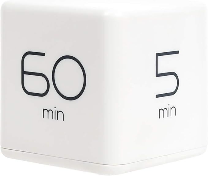 mooas Cube Timer, Time Management, Kitchen Timer, Kids Timer, Workout Timer, Timer for Studying, ... | Amazon (US)