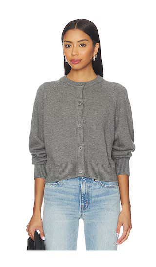 Tania Merino Cardigan in Mid Grey | Revolve Clothing (Global)