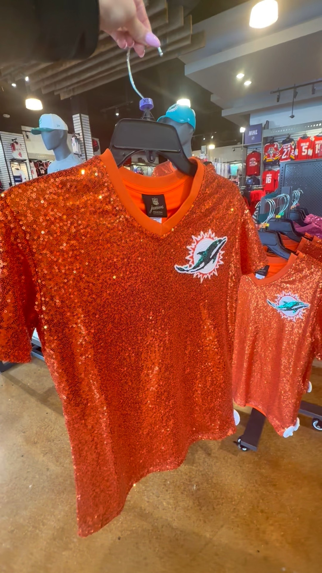 Check out this adorable sparkly Dolphins Jersey for all my Dolphins Baddies from the 305!!! 

#LTKStyleTip #LTKFindsUnder100 #LTKSeasonal