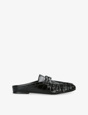 Rafe Faux-Leather Mules | Selfridges