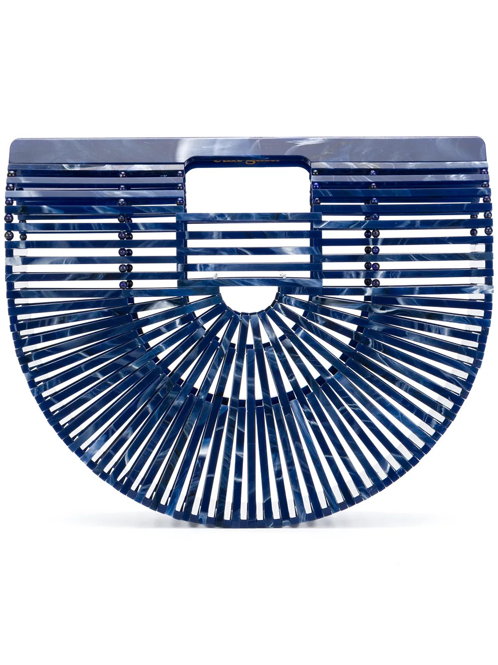 Cult Gaia acrylic Ark bag - Blue | FarFetch Global