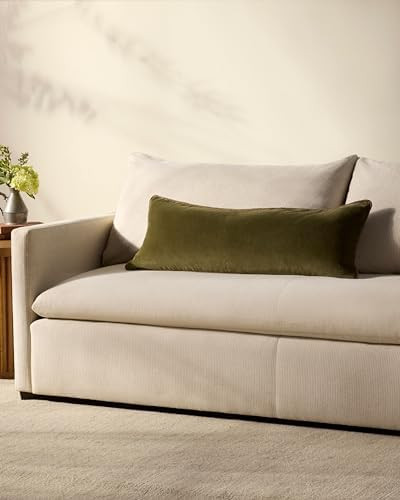 Loloi Chris Loves Julia Liza Collection PCJ0020 Dark Green 13'' x 35'' Cover Only Pillow | Amazon (US)