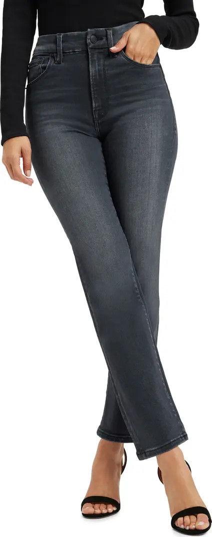 Always Fits Good High Waist Straight Leg Jeans | Nordstrom