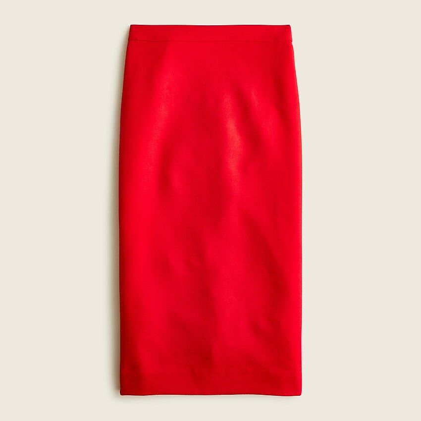 Long No. 2 Pencil® skirt in double-serge wool | J.Crew US