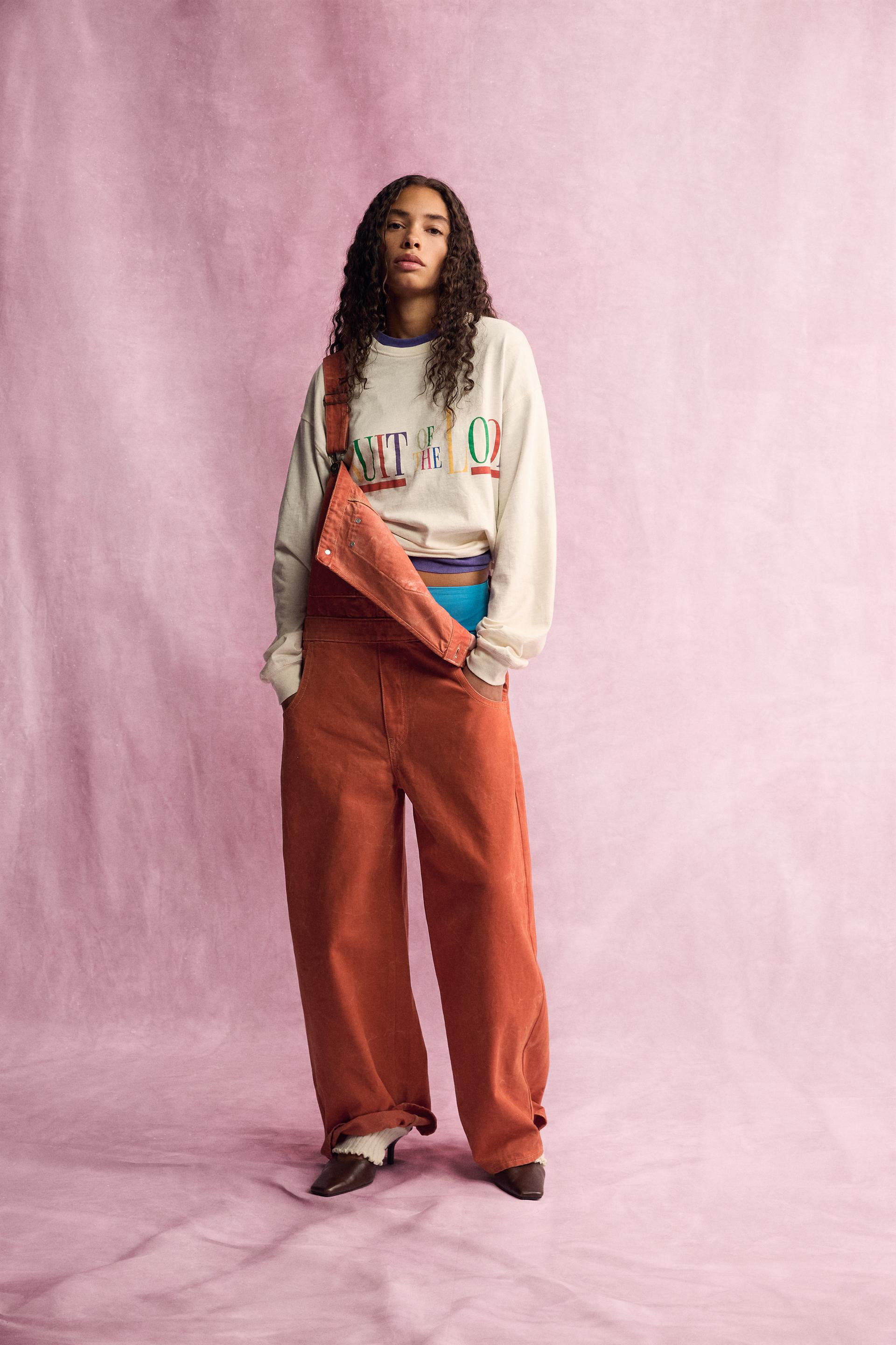 FRUIT OF THE LOOM\u2122 LONG-SLEEVE T-SHIRT | Zara US