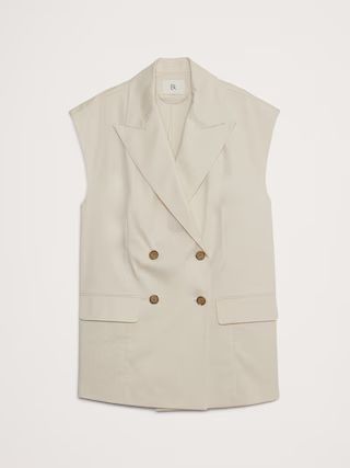 Oversized Double-Breasted Vest | Banana Republic (US)