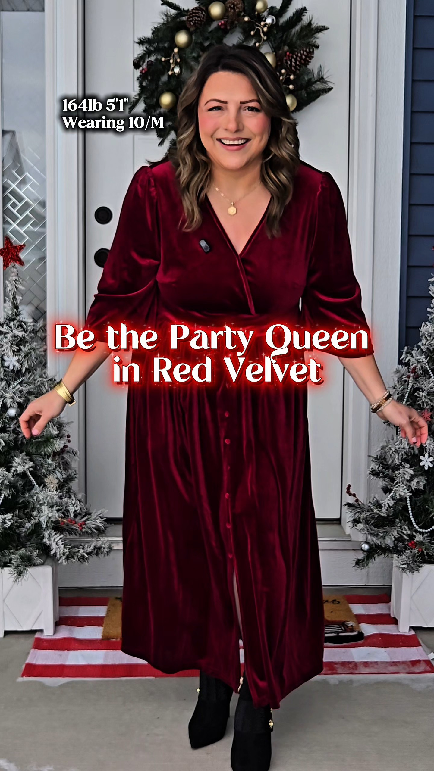 Velvet Dress perfect for the holidays 

#LTKPlusSize #LTKPetite #LTKMidsize