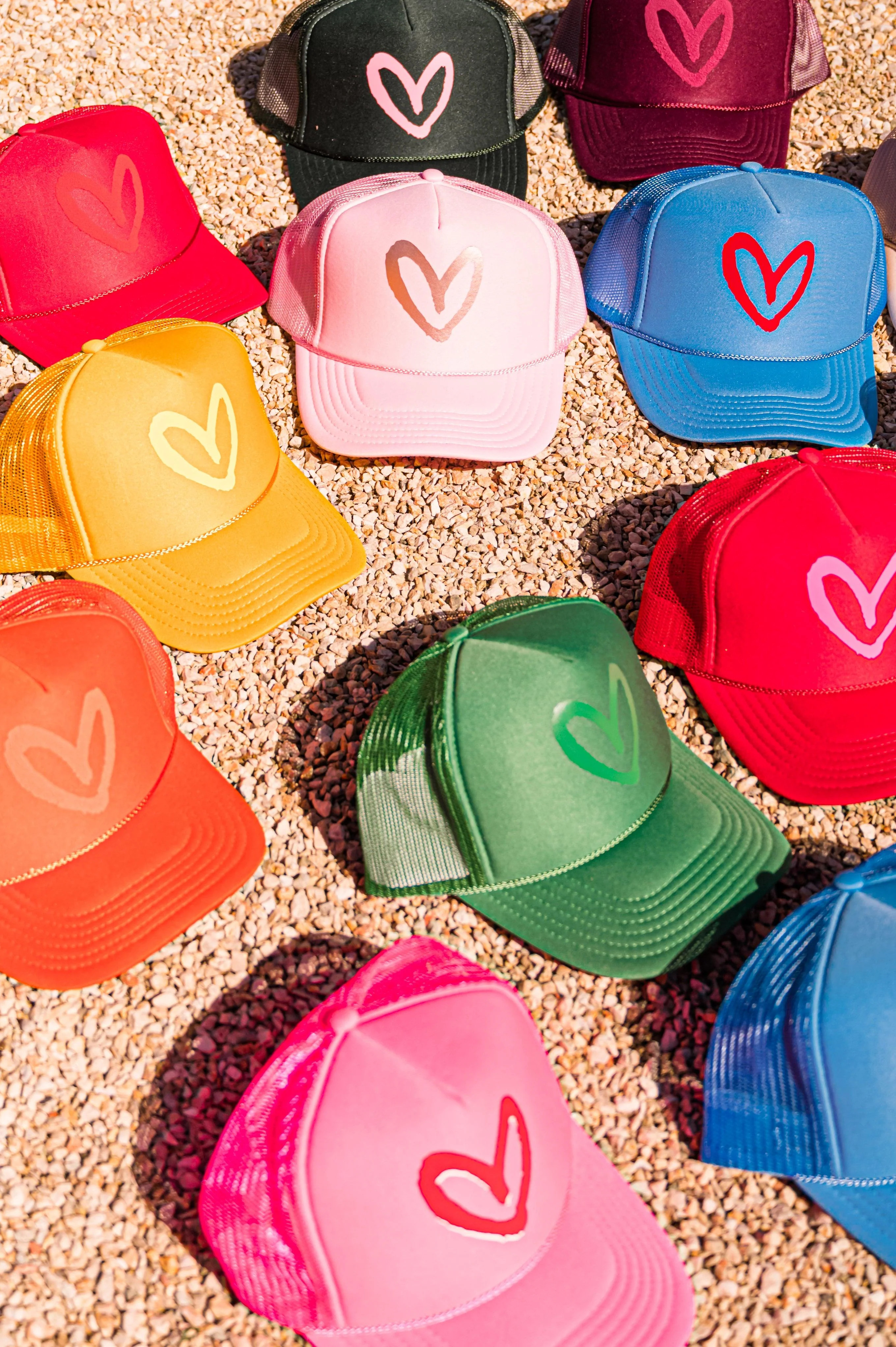 Imperfect Heart Trucker Hat - Classic Colorways | House of Shan