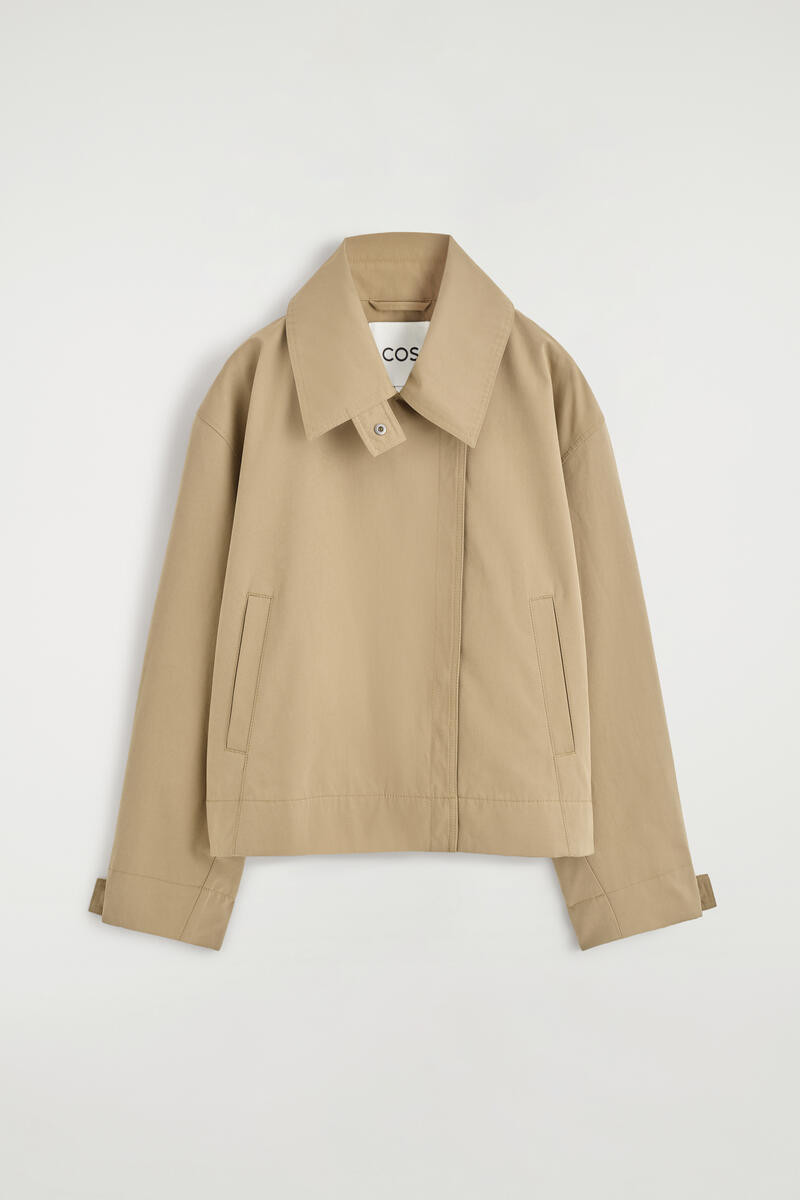 Rounded Short Trench Jacket | COS UK