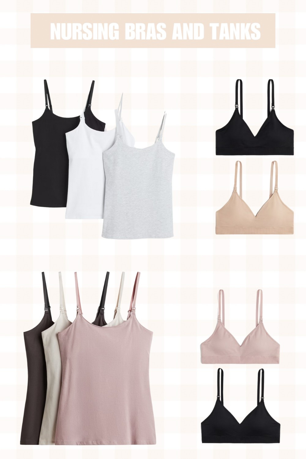 Some of my favorite nursing bras and tanks!! #nursingtank #nursingbra #maternity 

#LTKFamily #LTKBump #LTKBaby