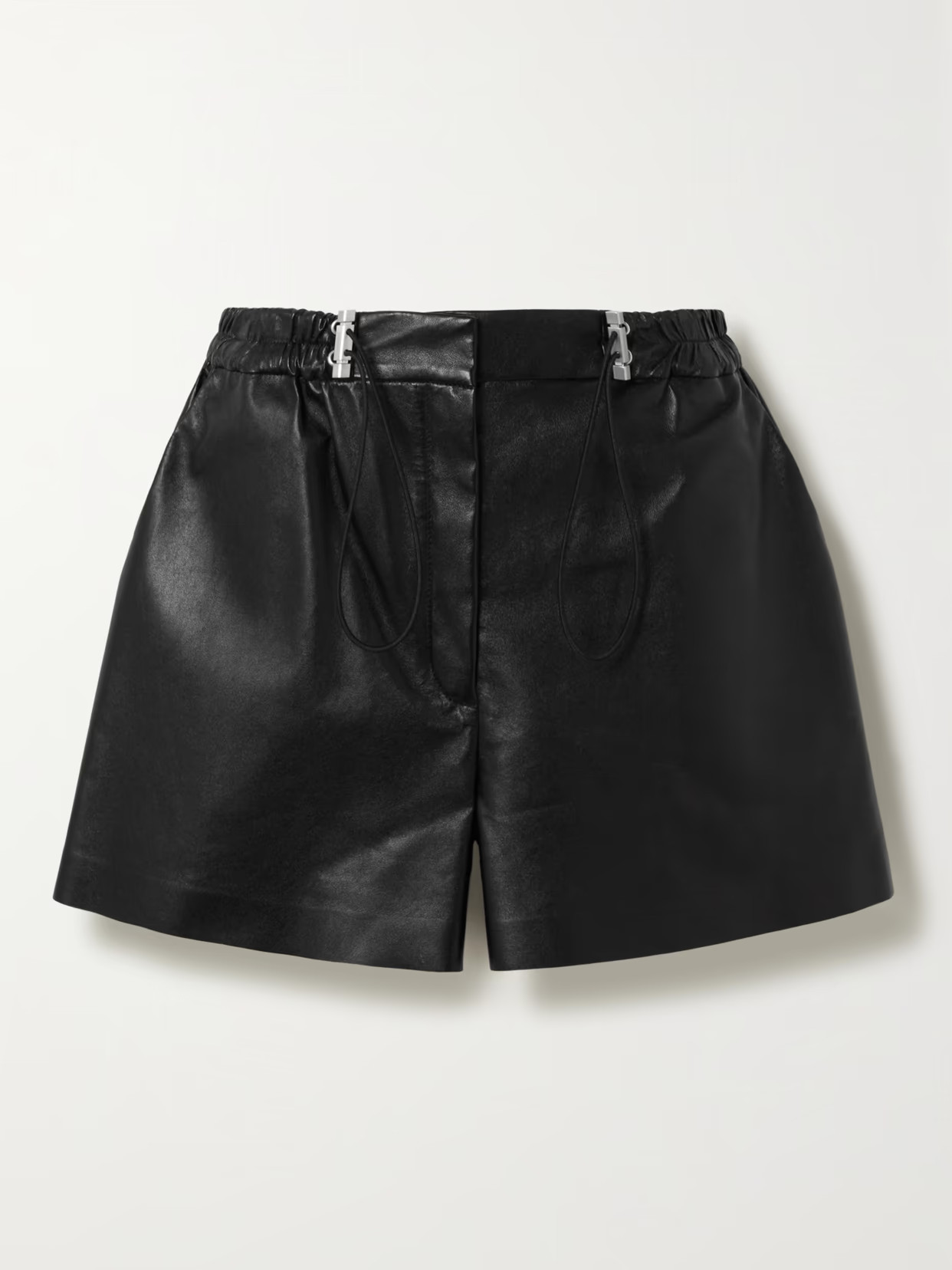 Givenchy - Leather Shorts - Black | NET-A-PORTER (US)