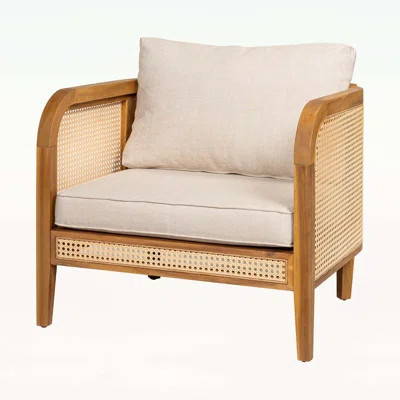 Outdoor Patio Cushioned Arm Chair | Wayfair North America