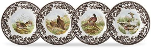 Spode Woodland Canape Plates 6.5” | Set of 4 Mini Appetizer Plates with Assorted Bird Motifs | ... | Amazon (US)