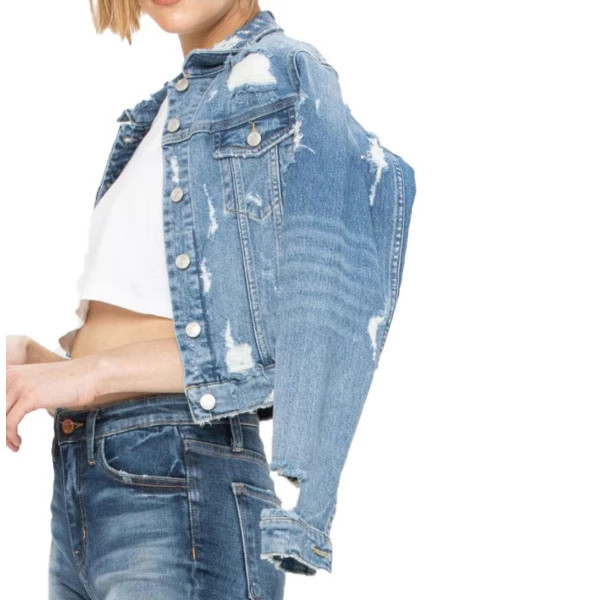 Women's Vervet Jeans Distressed Classic Jean Jacket | Scheels