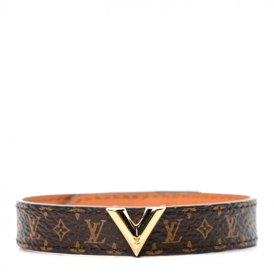 LOUIS VUITTON Monogram Essential V Bracelet 19 | Fashionphile