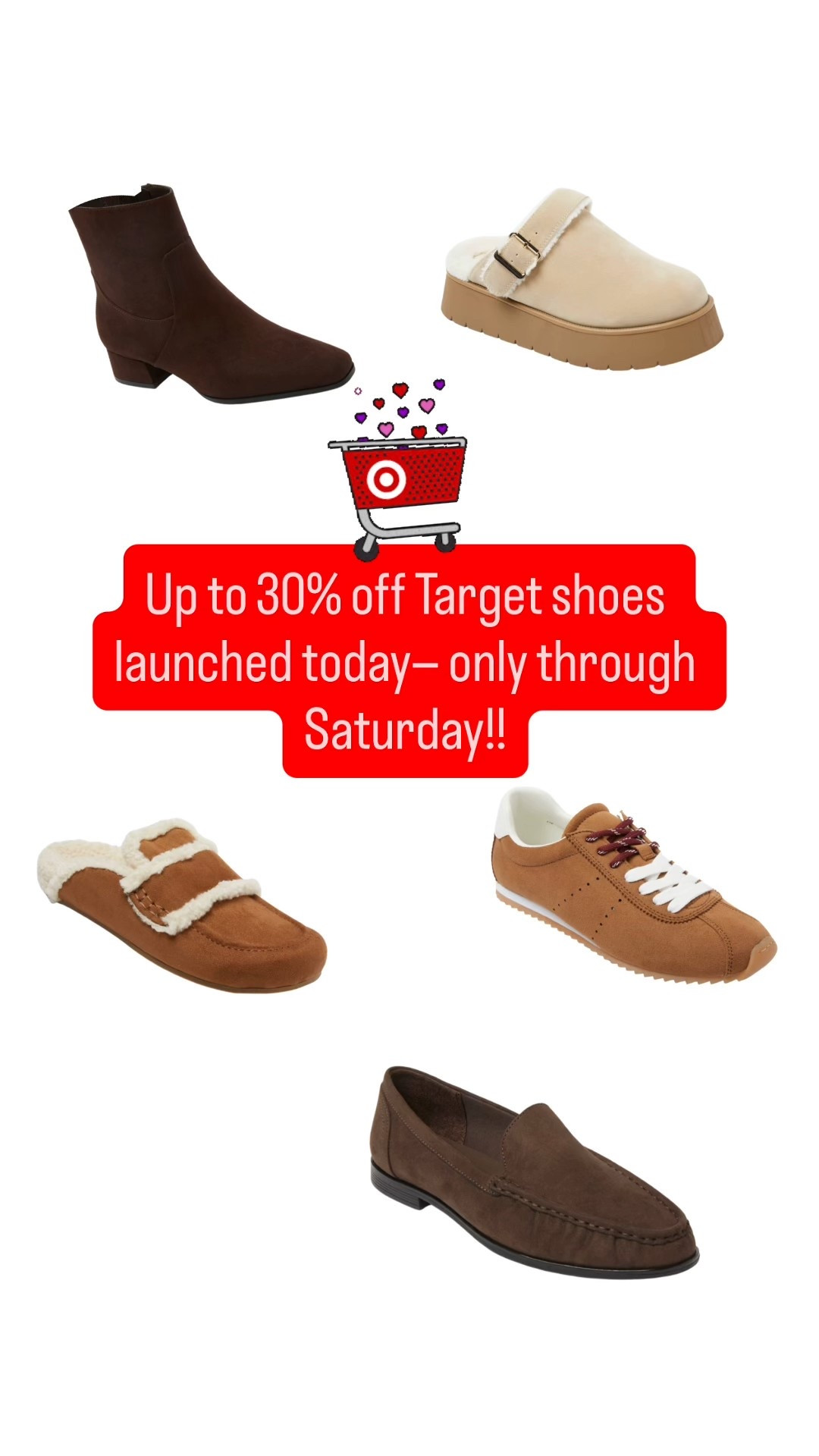 Cool mom shoes for fall and winter I ordered on sale at Target! Target shoe sale only through Saturday!! 

#LTKOver40 #LTKSaleAlert #LTKShoeCrush