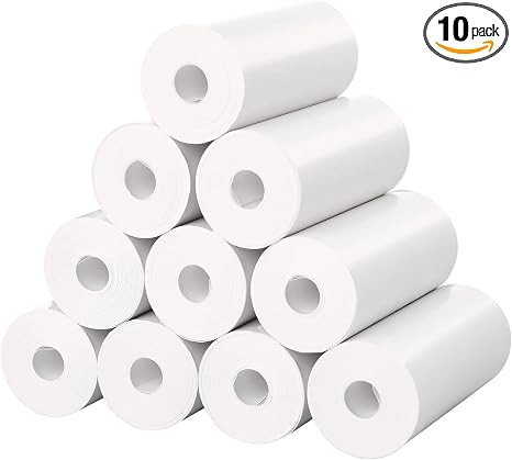 Mafiti 10 Rolls Kids Instant Camera Refill Print Paper - Photo Print Thermal Paper Compatible wit... | Amazon (US)