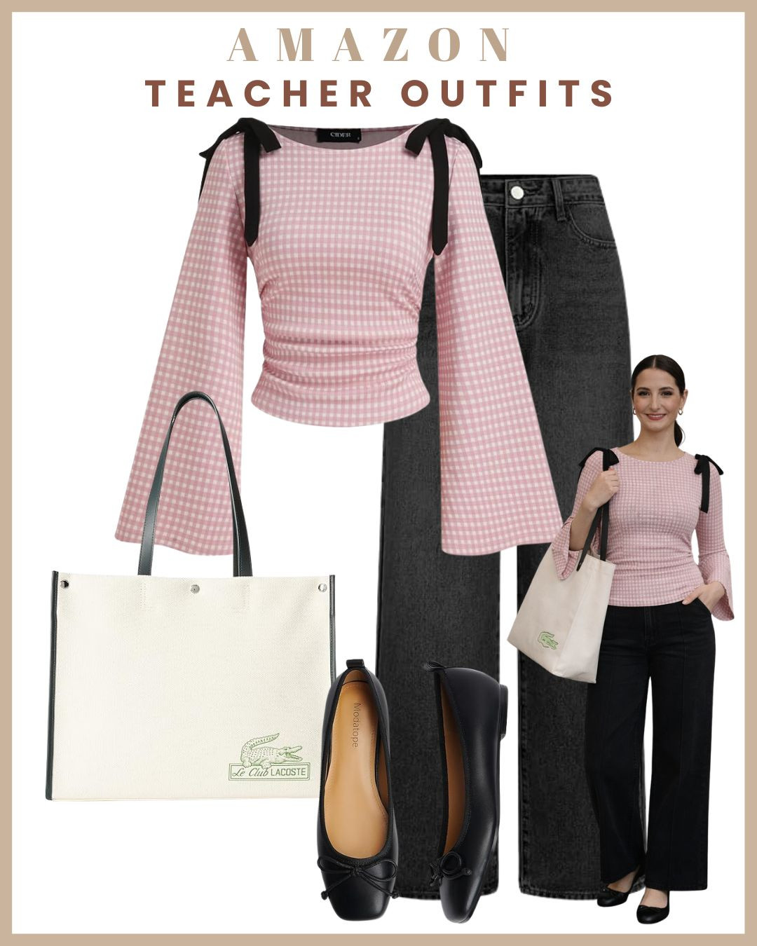 Teacher outfits, but make them comfy + chic ✨
Styled black jeans from Amazon in two easy teacher-friendly ways — polished, practical, and perfect for busy school days 🙌
Comfortable enough for a full day on your feet, but still stylish for meetings, drop-offs, and everything in between 👩‍🏫✨

To shop these looks, comment “link” and I’ll DM you, or check the Amazon Storefront link in bio 🛍️💌

(Teacher Outfits, Teacher Style, Classroom Outfit Ideas, Teacher Workwear, Modest Workwear, Comfortable Work Outfits, Casual Professional Style, Smart Casual Outfits, School Outfit Ideas, Everyday Workwear, Chic Teacher Style, Practical Work Outfits, Classroom Friendly Outfits, Capsule Workwear, Teacher Wardrobe Essentials, Cute Workwear Outfits, Back to School Outfits, Comfortable Shoes for Work, Teacher Outfit Inspiration, Modest Fashion, Timeless Workwear, Teacher Capsule Wardrobe)
 

 #LTKgrwm #LTKootd #LTKWorkwear