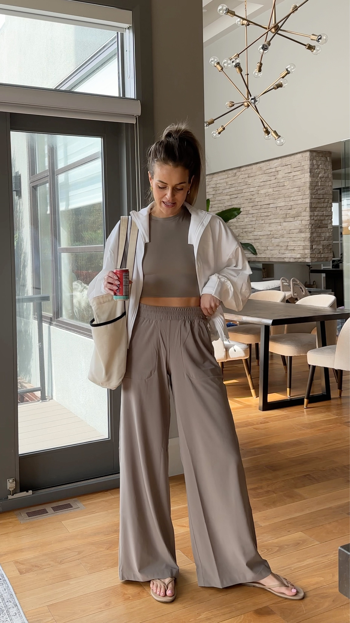 Neutrals and comfort will always be my go-to 🤎

Wearing a S in the tee, 4 in the pants, and a size 6 in the jacket!

#LTKsummer #LTKtravel #LTKstyletip