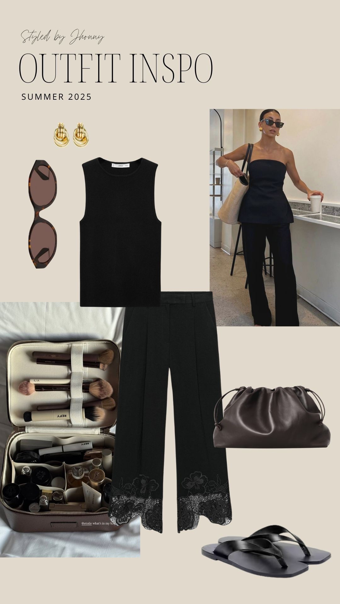 Elevated all black outfit! Perfect for summer to fall! 

#LTKItBag #LTKStyleTip #LTKShoeCrush