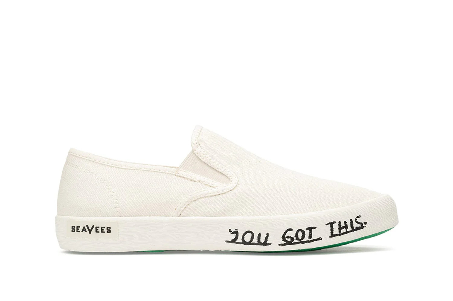 Womens - Baja Slip On Mental Health Awareness - White | SeaVees (US)