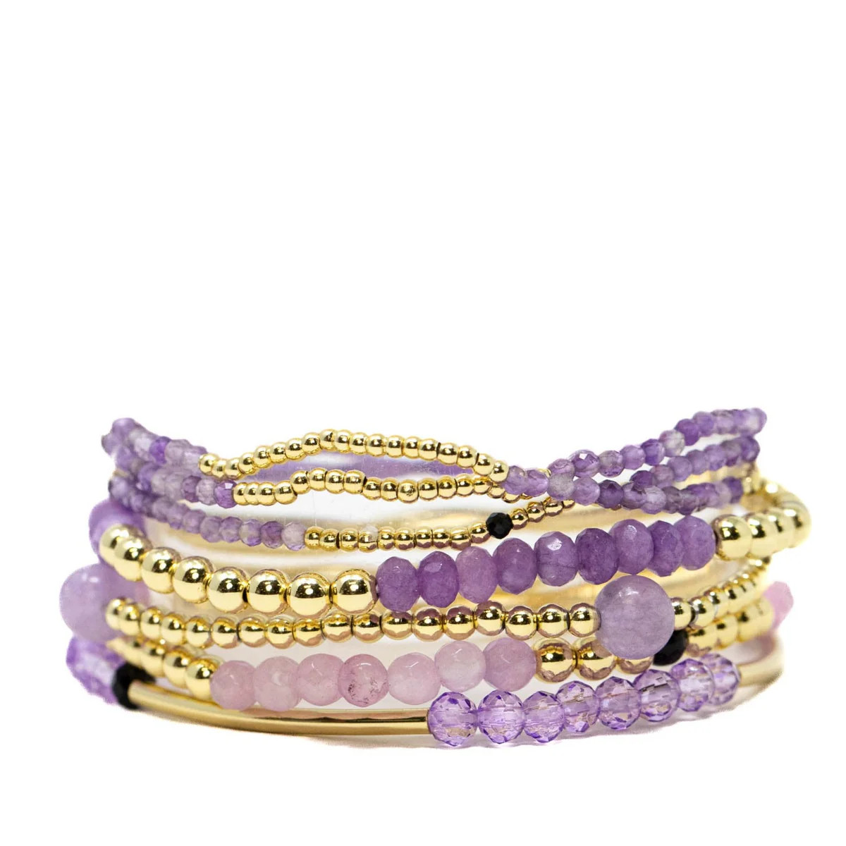 Purple + White Spirit Stack | Allie + Bess