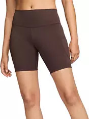 Nike Women's One High-Waisted 8" Biker Shorts With Pockets | Dick's Sporting Goods | Dick's Sporting Goods