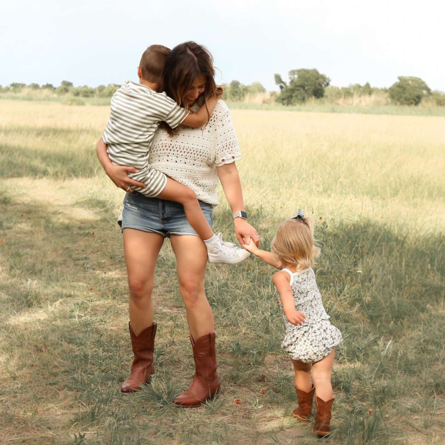 Midsize mom outfit for casual family photos #familyphotos #bohovibes #cowgirlboots #targetstyle

#LTKFamily #LTKFindsUnder50 #LTKMidsize
