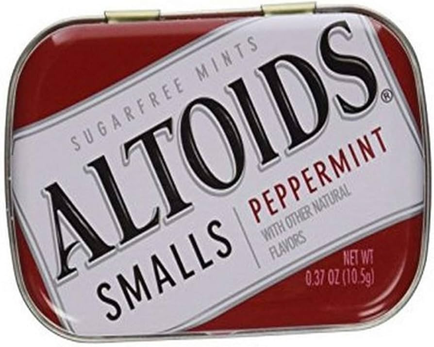 Wrigley's Altoids Small Sugar Free Peppermints, 1 Tin (50 mints) | Amazon (US)