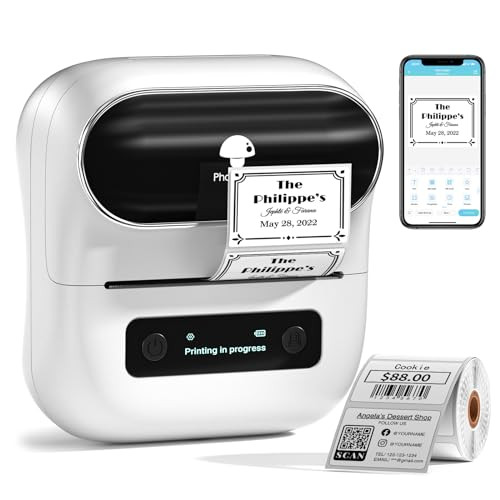 Phomemo M220 Label Maker, Upgrade 3.14 Inch Barcode Label Printer, Portable Sticker Maker Machine for Barcode,Name, Address,Labeling,Mailing,Home,Office & Small Business,Compatible with Phones&PC | Amazon (US)